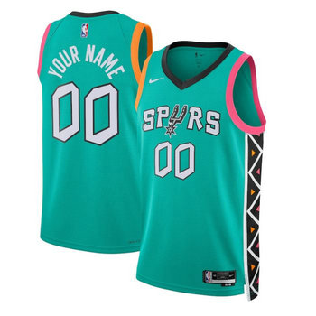 Nike San Antonio Spurs #11 Carter Bryant City With Advertising Authentic Stitched NBA Jersey