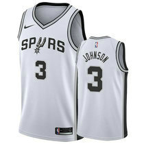 Nike San Antonio Spurs #3 Keldon Johnson White Game Authentic Stitched NBA jersey