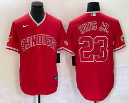 Nike San Diego Padres #23 Fernando Tatis Jr Red Joint Authentic Stitched baseball jersey