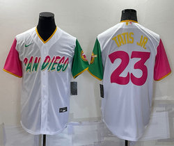 Nike San Diego Padres #23 Fernando Tatis Jr White 2022 City Authentic Stitched MLB Jersey