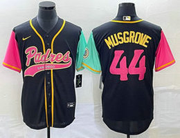 Nike San Diego Padres #44 Joe Musgrove Black Joint Authentic Stitched baseball jersey
