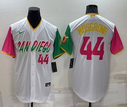 Nike San Diego Padres #44 Joe Musgrove White 2022 City #44 in front Game Authentic Stitched MLB Jersey