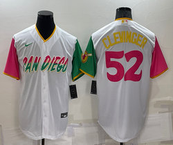 Nike San Diego Padres #52 Mike Clevinger White 2022 City Authentic Stitched MLB Jersey