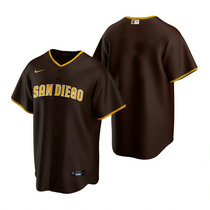 Nike San Diego Padres #Blank Brown Game Authentic Stitched MLB Jersey