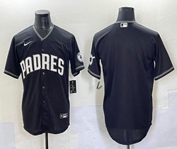 Nike San Diego Padres Blank Black Fashion MLB Jersey