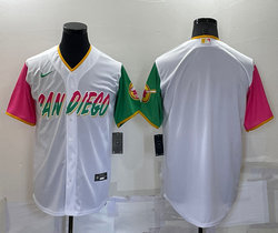 Nike San Diego Padres Blank White 2022 City Authentic Stitched MLB Jersey