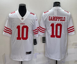 Nike San Francisco 49ers #10 Jimmy Garoppolo White 2022 Vapor Untouchable Authentic Stitched NFL Jerseys