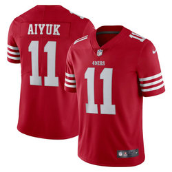 Nike San Francisco 49ers #11 Brandon Aiyuk Red 2022 Vapor Untouchable Authentic Stitched NFL Jerseys