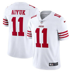 Nike San Francisco 49ers #11 Brandon Aiyuk White 2022 Vapor Untouchable Authentic Stitched NFL Jerseys