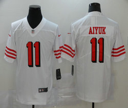 Nike San Francisco 49ers #11 Brandon Aiyuk White New Vapor Untouchable Limited Authentic Stitched NFL Jersey