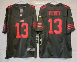 Nike San Francisco 49ers #13 Brock Purdy Black 2023 F.U.S.E. Vapor Untouchable Stitched Football Jersey