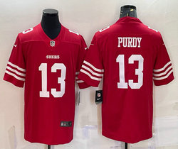 Nike San Francisco 49ers #13 Brock Purdy Red 2022 Vapor Untouchable Authentic stitched NFL jersey