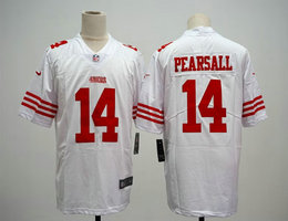 Nike San Francisco 49ers #14 Ricky Pearsall White 2024 Draft Vapor Untouchable Football Jersey