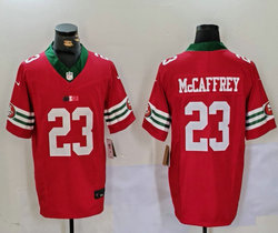 Nike San Francisco 49ers #23 Christian McCaffrey Red Mexico 3(III) NFL Jersey