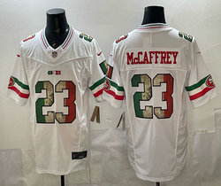 Nike San Francisco 49ers #23 Christian McCaffrey White Mexico 3(III) NFL Jersey