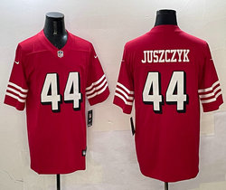 Nike San Francisco 49ers #44 Kyle Juszczyk Red the number have the black outline jersey