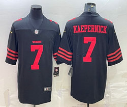 Nike San Francisco 49ers #7 Colin Kaepernick Black 2022 Vapor Untouchable Authentic Stitched NFL Jerseys