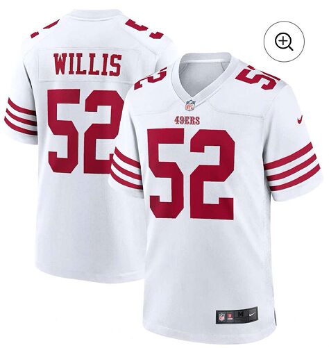 Nike San Francisco 49ers #52 Patrick Willis White Vapor Untouchable Limited Jersey