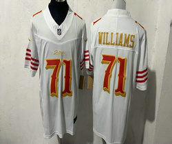Nike San Francisco 49ers #71 Trent Williams White Rivalries Stitched Football Jersey
