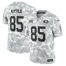 Nike San Francisco 49ers #85 George Kittle 2024 Salute to Service Authentic Stitched NFL Jersey