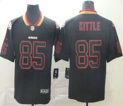 Nike San Francisco 49ers #85 George Kittle Lights Out Vapor Untouchable Authentic Stitched NFL jersey