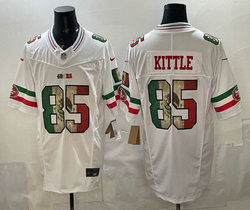 Nike San Francisco 49ers #85 George Kittle White Mexico 3(III) NFL Jersey