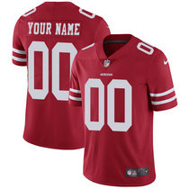 Nike San Francisco 49ers Customized Red Limited Vapor Untouchable Authentic Stitched NFL Jerseys