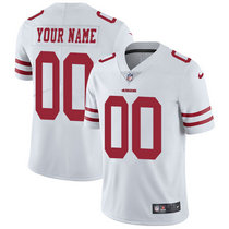Nike San Francisco 49ers Customized White Limited Vapor Untouchable Authentic Stitched NFL Jerseys