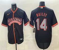 Nike San Francisco Giants #14 Patrick Bailey Black 2026 Alternate Stadium Jersey