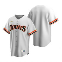 Nike San Francisco Giants #Blank White Cooperstown Collection Game Authentic Stitched MLB Jersey