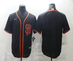 Nike San Francisco Giants Blank Black Game Authentic Stitched MLB Jersey