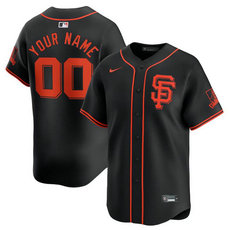 Nike San Francisco Giants Customized Black 2024 Authentic Stitched MLB Jersey