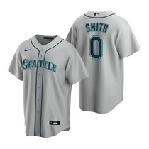 Nike Seattle Mariners #0 Mallex Smith Gray Game Authentic Stitched MLB jersey