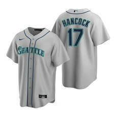 Nike Seattle Mariners #17 Emerson Hancock Gray Game 2020 MLB Draft Jersey