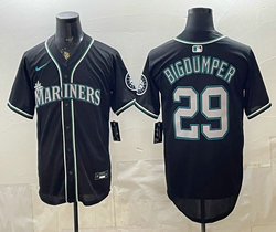 Nike Seattle Mariners #29 Biggumper Navy Blue Authentic Stitched MLB Jersey