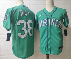 Nike Seattle Mariners #38 Robbie Ray Green Game Authentic Stitched MLB jersey