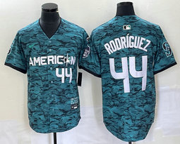 Nike Seattle Mariners #44 Julio Rodriguez Teal 2023 All-Star Stitched Baseball Jersey