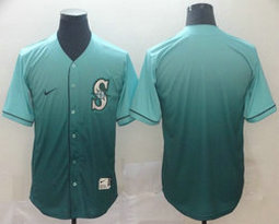 Nike Seattle Mariners Blank Green Drift Fashion Authentic stitched MLB jersey