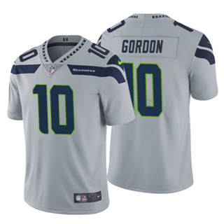 Nike Seattle Seahawks #10 Josh Gordon Grey Vapor Untouchable Authentic Stitched NFL Jersey