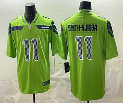 Nike Seattle Seahawks #11 Jaxon Smith-Njigba Green Vapor Untouchable Authentic Stitched NFL Jersey