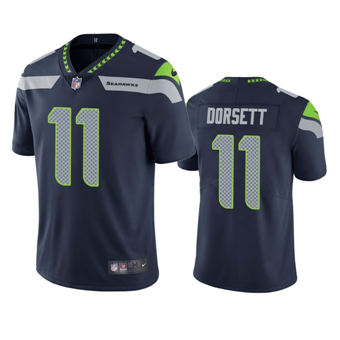 Nike Seattle Seahawks #11 Phillip Dorsett Blue Vapor Untouchable Authentic Stitched NFL Jersey
