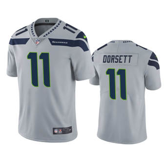Nike Seattle Seahawks #11 Phillip Dorsett Grey Vapor Untouchable Authentic Stitched NFL Jersey