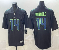 Nike Seattle Seahawks #14 D.K. Metcalf Black Fashion Stitched Football Jersey
