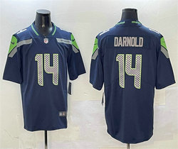 Nike Seattle Seahawks #14 Sam Darnold Blue Vapor Untouchable Authentic Stitched NFL Jersey