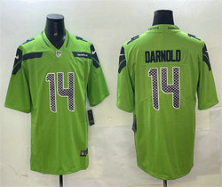Nike Seattle Seahawks #14 Sam Darnold Green Vapor Untouchable Authentic Stitched NFL Jersey