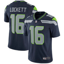 Nike Seattle Seahawks #16 Tyler Lockett Blue Vapor Untouchable Limited Authentic Stitched NFL Jersey