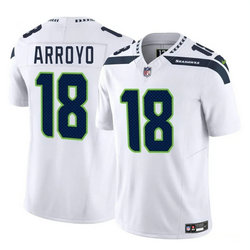 Nike Seattle Seahawks #18 Elijah Arroyo White 2025 Draft Authentic Stitched NFL Jersey