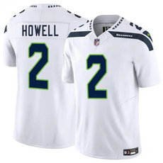 Nike Seattle Seahawks #2 Sam Howell White Stitched NFL Jersey