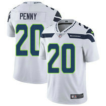 Nike Seattle Seahawks #20 Rashaad Penny White Vapor Untouchable Limited Authentic Stitched NFL Jersey