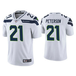 Nike Seattle Seahawks #21 Adrian Peterson White Vapor Untouchable Authentic Stitched NFL Jersey